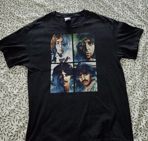 The Beatles Graphic Band T-Shirt | "Let It Be" Portraits | Tennessee River Tag |